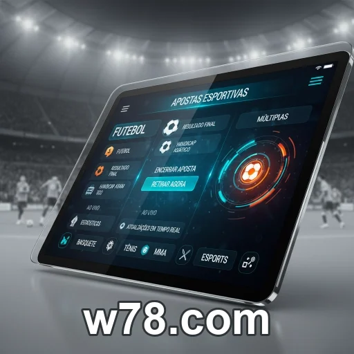 Celular com login do app w78.com em entrada segura