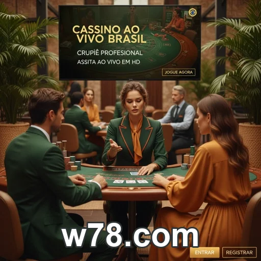 Tela de login seguro da w78.com no celular