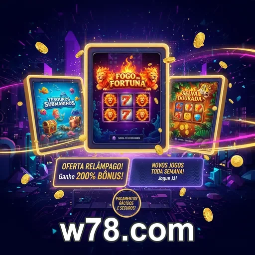 Interface simples da plataforma w78.com